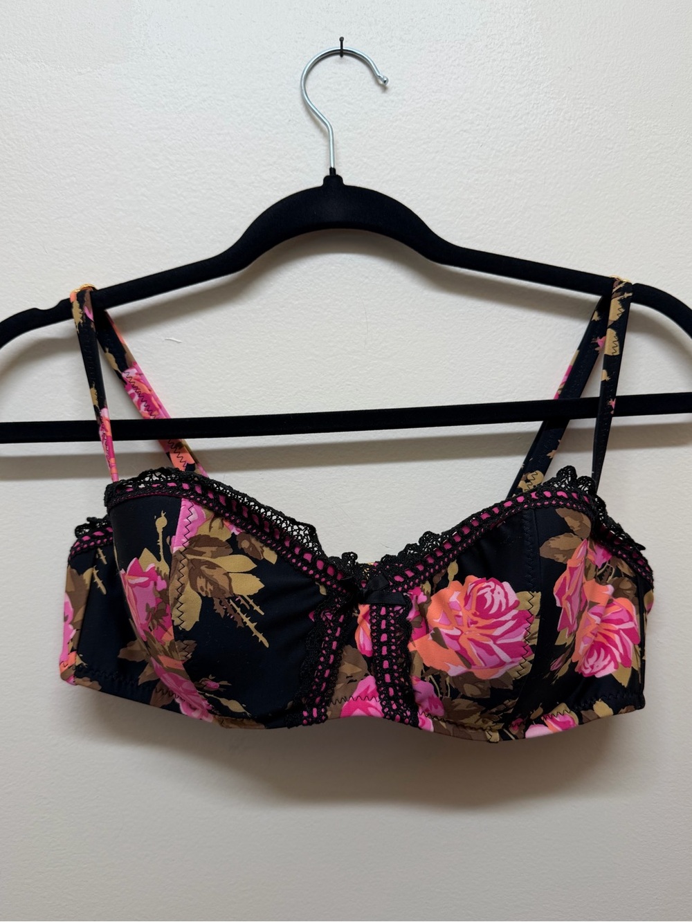 vintage Y2K Betsey Johnson balconette bikini bra top